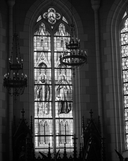 Verrières (11) (verrière hagiographique) : saints (baies 0 à 10), église paroissiale Saint-Martin (Erbrée)