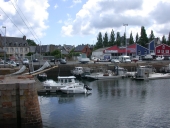 Front de port : Kernoa, quai de la Digue, le Port (Paimpol)