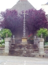 Calvaire, place de la Poste (Maure-de-Bretagne fusionnée en Val d'Anast en 2017)
