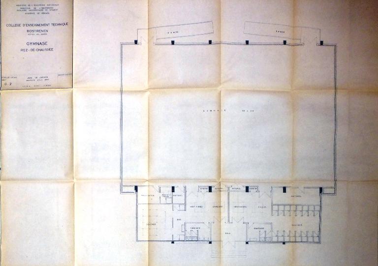 Gymnase municipal, Impasse du Gymnase (Rostrenen)