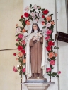Statue : sainte Thérèse de Lisieux, culot
