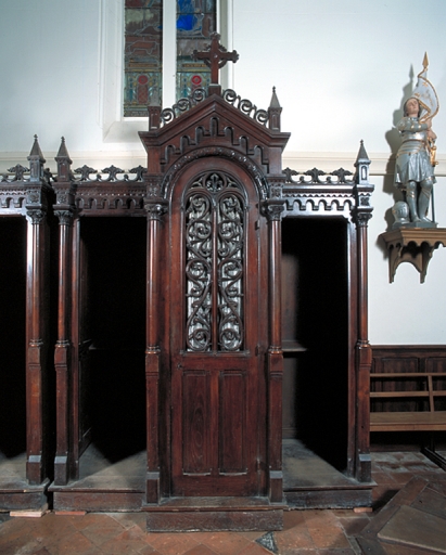 Paire de confessionnaux