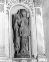 Statue (petite nature) : saint Hubert