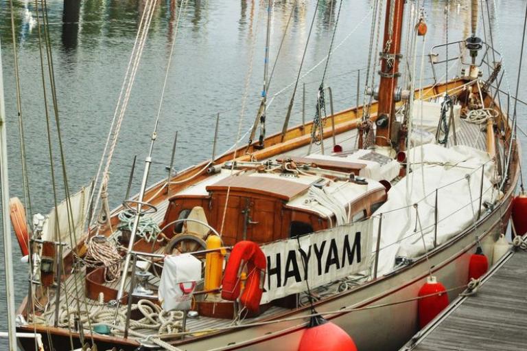 Bateau de plaisance, dit Khayyam, ex Actéon, ex Zwerver