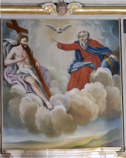 Tableau et cadre : Trinité (Dompierre-du-Chemin fusionnée en Luitré-Dompierre en 2019)