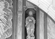 Statue (2, d'applique, en pendant, petite nature) : saint Pierre, saint Paul, église paroissiale Saint-Pierre, Saint-Paul (Neulliac)