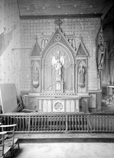 Ensemble de l'autel retable latéral nord