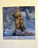 Tableaux (2), ex-voto (?) : Sainte Anne d'Auray, chapelle Sainte-Anne (Val-d'Izé)