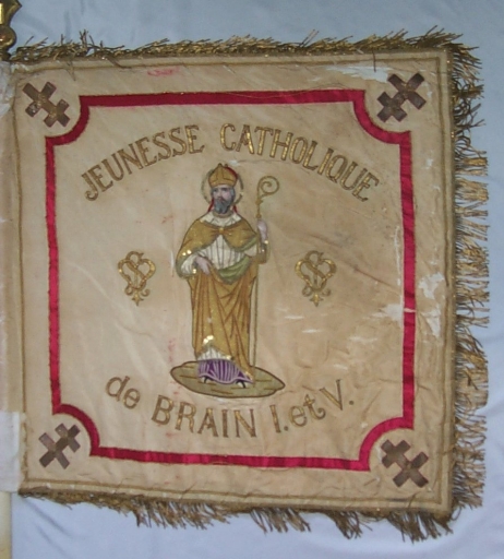 Étendard de la Jeunesse catholique : saint Melaine