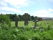 Assemblage de trois croix de Pont Hir (Plounérin)