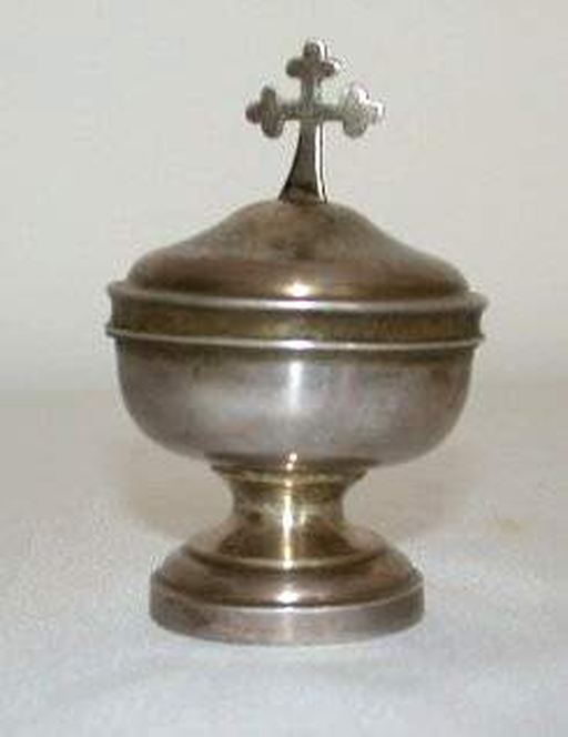 Ciboire des malades (Saint-Aubin-du-Pavail fusionnée en Châteaugiron en 2017)