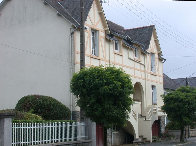 Maisons jumelles, 32, 34 rue Pasteur (Loudéac)