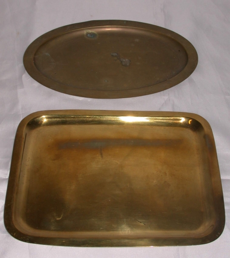 Ensemble de 3 plateaux de communion