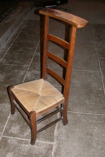 Chaise prie-Dieu