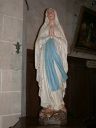 Statue sur socle : Vierge, dite Notre-Dame de Lourdes