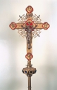 Croix de procession 6 et sa hampe