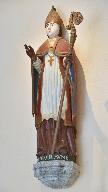 Statue : Saint Guillaume, église paroissiale Saint-Laurent (Tréméreuc)
