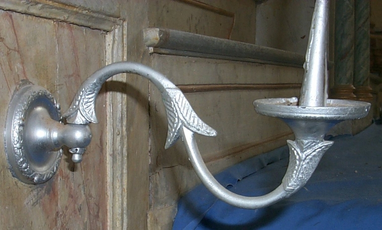 Ensemble de 6 porte-luminaires, Chaumeray (Guipry fusionnée en Guipry-Messac en 2016)