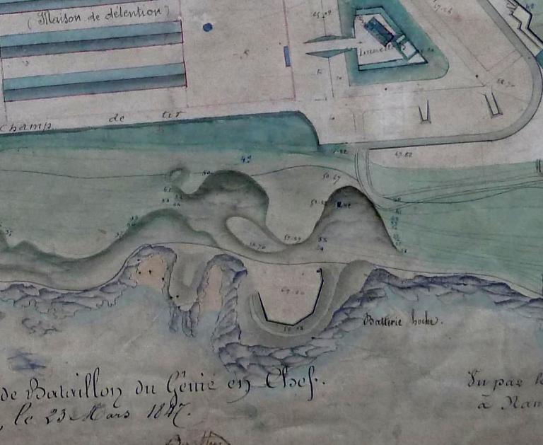 Batterie Hoche, Haute Boulogne (Le Palais)