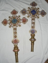 Paire de Croix de procession
