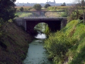 Pont, le Chemin du Portail, près du Croisé Join (Mont-Dol)