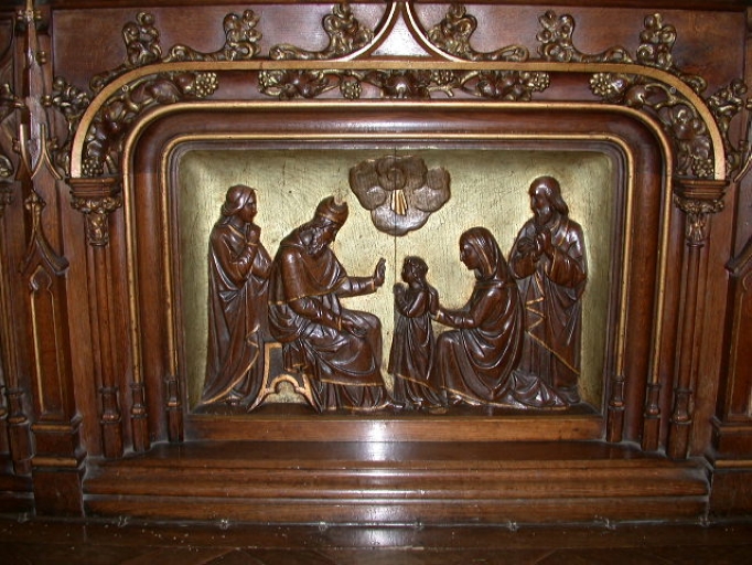 Devant d'autel : Présentation de la Vierge au temple