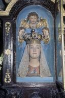 Buste (buste à l' italienne) : Vierge, dite Notre-Dame de Rostrenen, église paroissiale Notre-Dame du Roncier (Rostrenen)