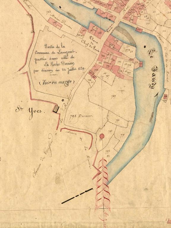 Place de Chef du Pont (La Roche-Derrien fusionnée en La Roche-Jaudy en 2019)