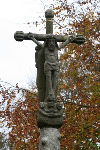 Croix monumentale, Chapelle Saint-Sébastien (Brasparts)