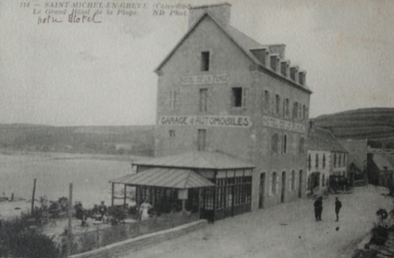 Les cafés et hôtels de voyageurs sur la commune de Saint-Michel-en-Grève