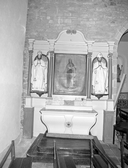 Autel, retable, gradin d'autel (autel secondaire, autel tombeau, retable architecturé) : du Sacré-Coeur, église paroissiale Saint-Guérec (Cléguérec)