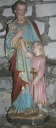 Statue : Saint Joseph et l'Enfant