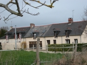 Ensemble de maisons en alignement, les Bois (Pont-Péan)