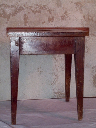 Ensemble de 2 tabourets d'église