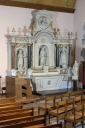 Retable secondaire : Autel, retable, gradins d'autel, tabernacle