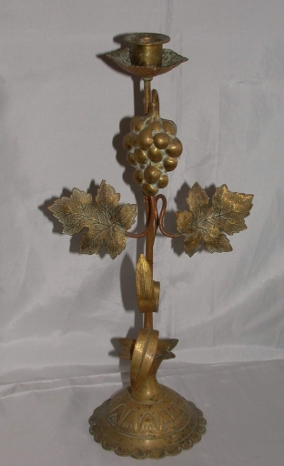 Paire 2 de chandeliers d'église