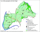 Les maisons et fermes de la commune de Saint-Ségal
