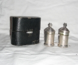 Ampoules aux huiles saintes, à saint chrême et leurs boîtes