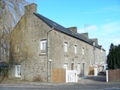 Alignement de maisons, la Costardais (Miniac-Morvan)