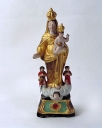 Statuette 3 : Vierge à l'Enfant, dite Notre-Dame du scapulaire