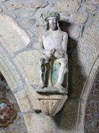 Statue : Christ aux outrages, Chapelle Saint-Fiacre (Plouider)