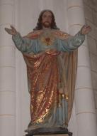 Statue sur culot : Sacré Coeur