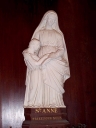 Statue, socle (petite nature) : Education de la Vierge