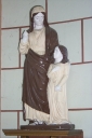 Ensemble de 2 statuettes : Education de la Vierge, saint Joseph
