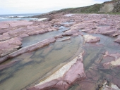 Carrière de grès rose Barrier dite du Routin, puis carrière et usine de fabrication de matériaux de construction de la Société Anonyme des Carrières de l'Ouest, puis de la Société des Carrières de Fréhel (Fréhel)