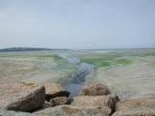 La plage artificielle de Saint-Michel-en-Grève