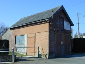 Gare ferroviaire, puis remise du TIV, Carcraon (Domalain)