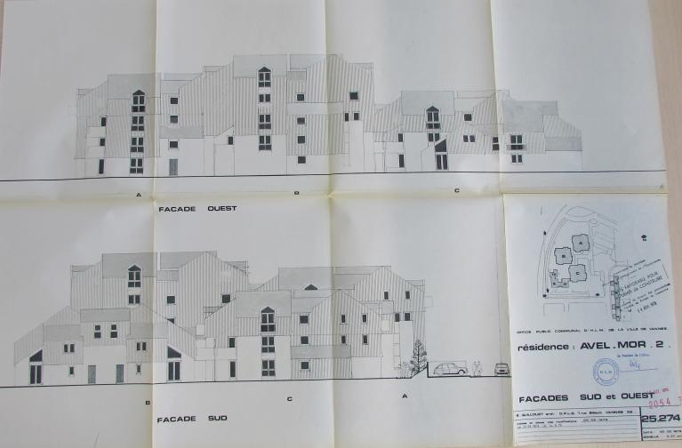 Avel Mor, Avel Dro, zac de Cliscouët, boulevard de la Résistance, avenue de Suffren, rue Yves de Kerguelen (Vannes)