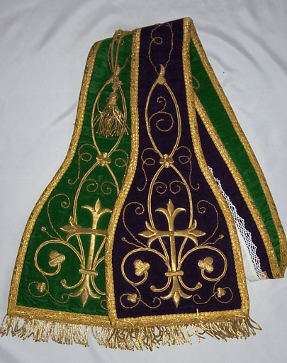 Étole pastorale réversible