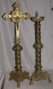 Garniture d'autel 1 : croix et 6 chandeliers